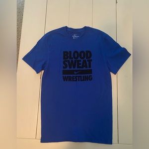 Nike Blood, Sweat Wrestling Royal Blue T-Shirt/ Men’s XS